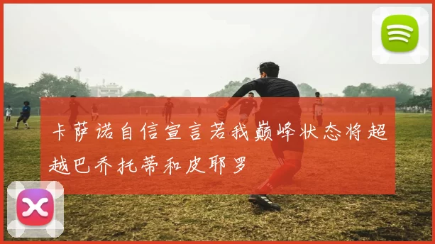 卡萨诺自信宣言若我巅峰状态将超越巴乔托蒂和皮耶罗